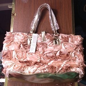 NWT dusty pink rose Galina totebag